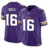 Men & Women & Youth Minnesota Vikings #16 Jaren Hall Purple 2023 F.U.S.E. Vapor Untouchable Limited Stitched Jersey,baseball caps,new era cap wholesale,wholesale hats